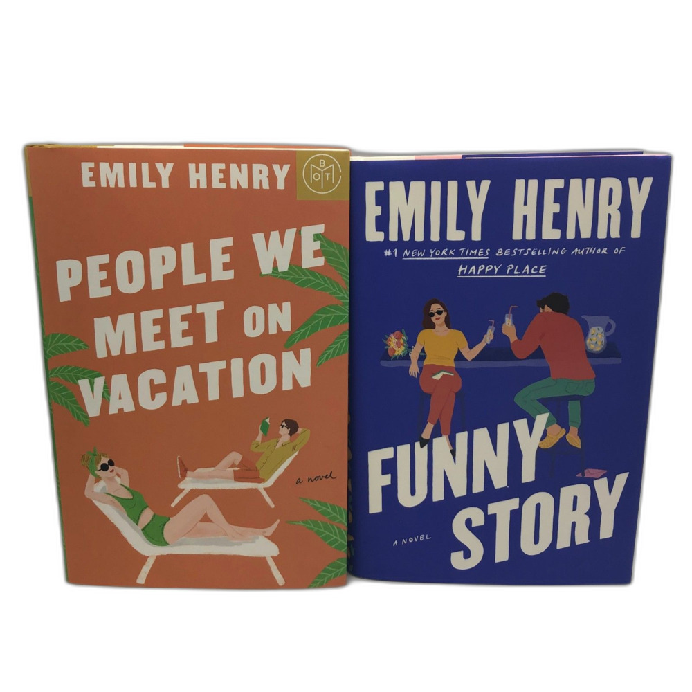Emily Henry Hardcover Book Bundle Funny Story People We Meet on Vacation Romance